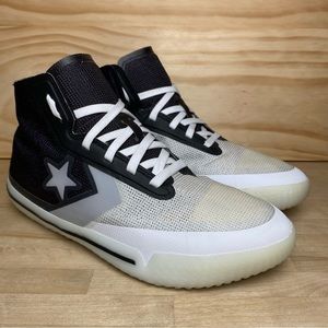 Converse All Star Pro BB Shoes High Build It Up Black White Men's Size 9